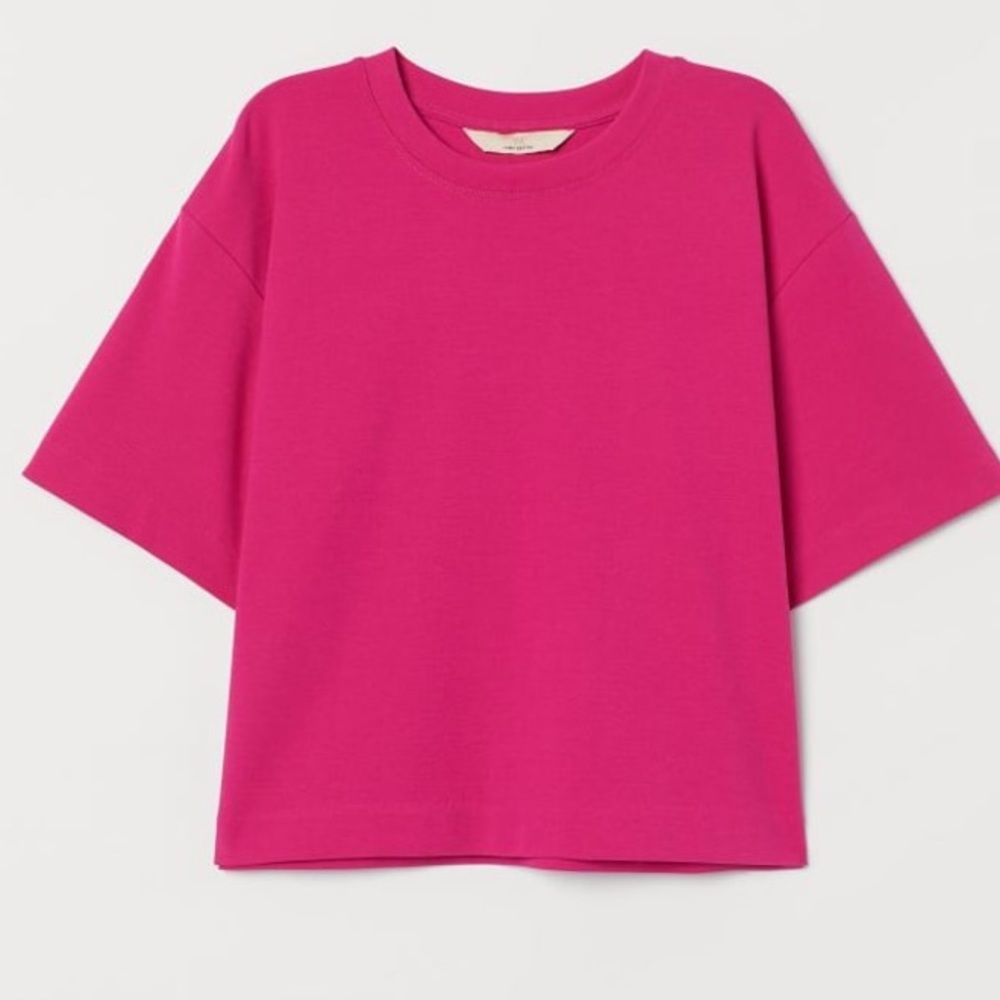 H&M Boxy Pima Cotton T-Shirt